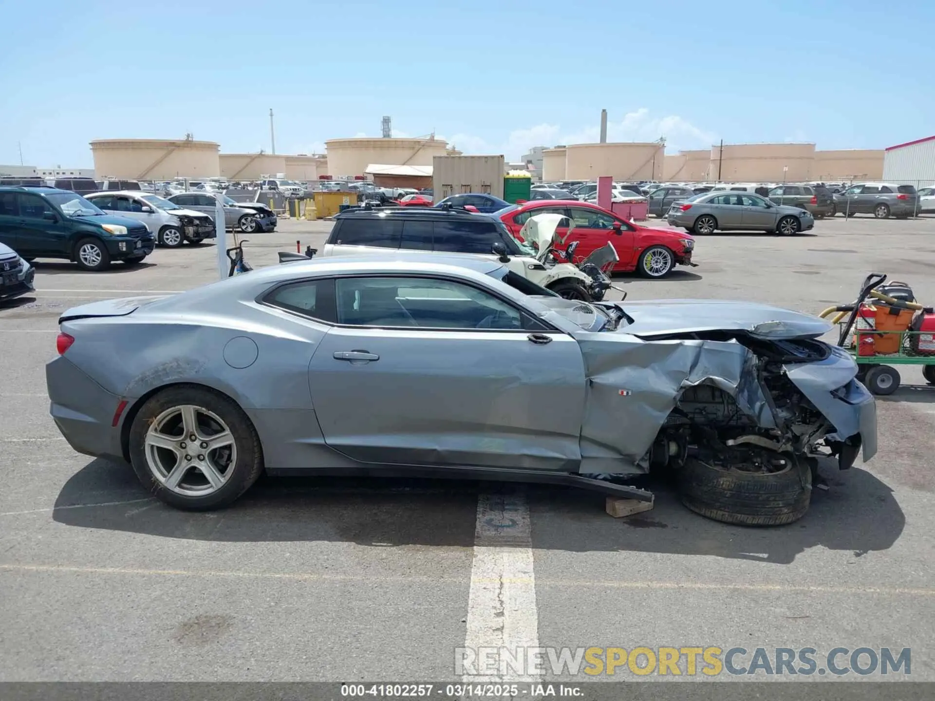 13 Photograph of a damaged car 1G1FB1RX4K0122379 CHEVROLET CAMARO 2019