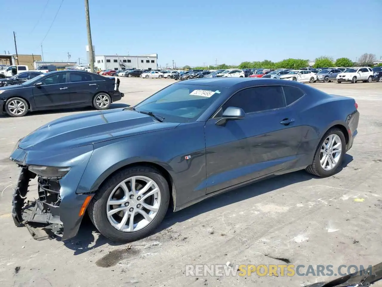 1 Photograph of a damaged car 1G1FB1RX5K0136257 CHEVROLET CAMARO 2019