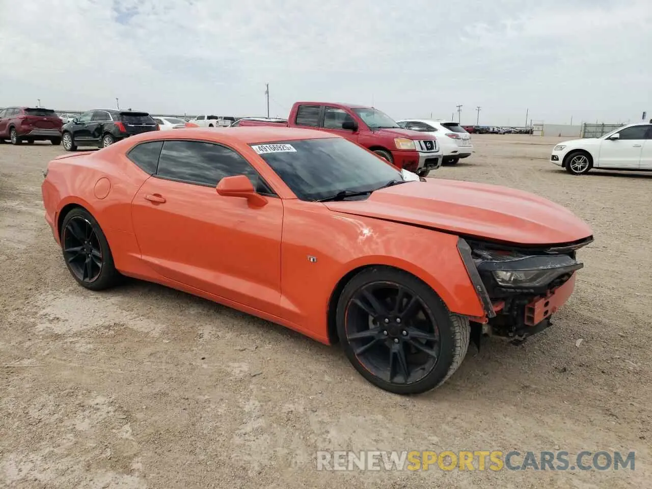 4 Photograph of a damaged car 1G1FB1RX7K0136230 CHEVROLET CAMARO 2019