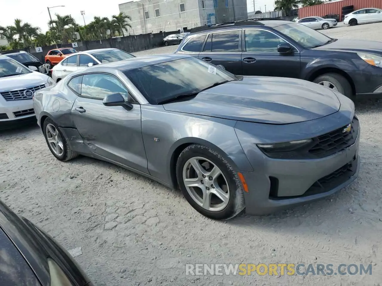 4 Фотография поврежденного автомобиля 1G1FB1RX9K0127674 CHEVROLET CAMARO 2019