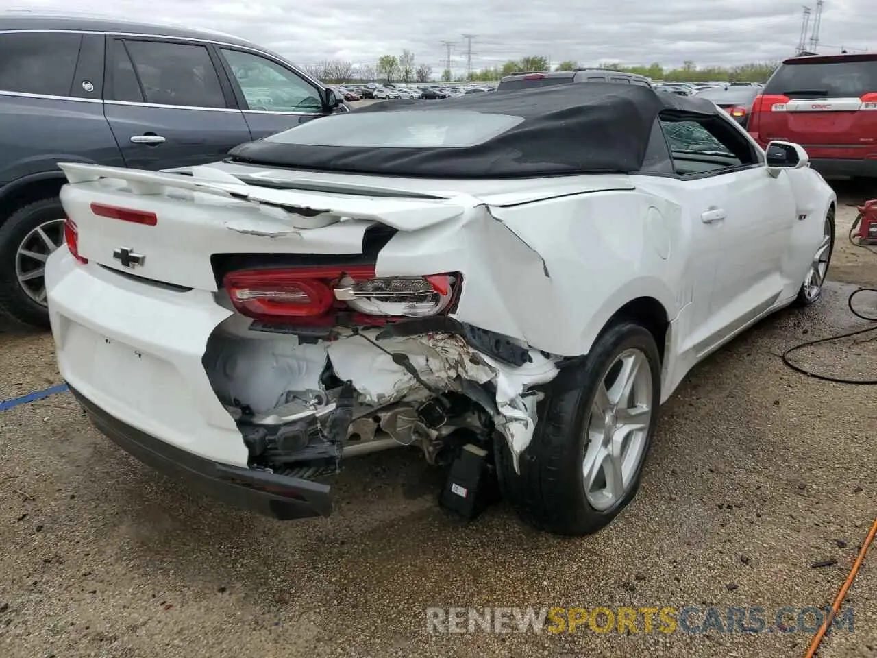 3 Photograph of a damaged car 1G1FB3DS0K0117445 CHEVROLET CAMARO 2019