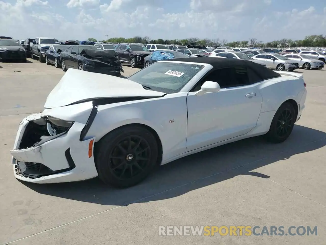 1 Фотография поврежденного автомобиля 1G1FB3DS0K0124332 CHEVROLET CAMARO 2019
