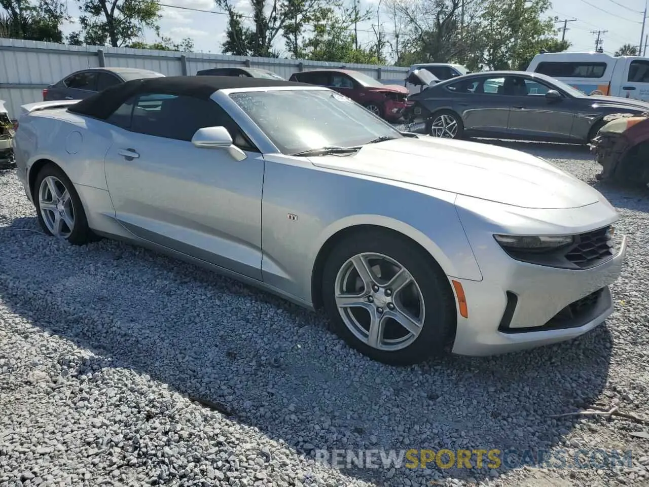 4 Фотография поврежденного автомобиля 1G1FB3DS0K0124928 CHEVROLET CAMARO 2019