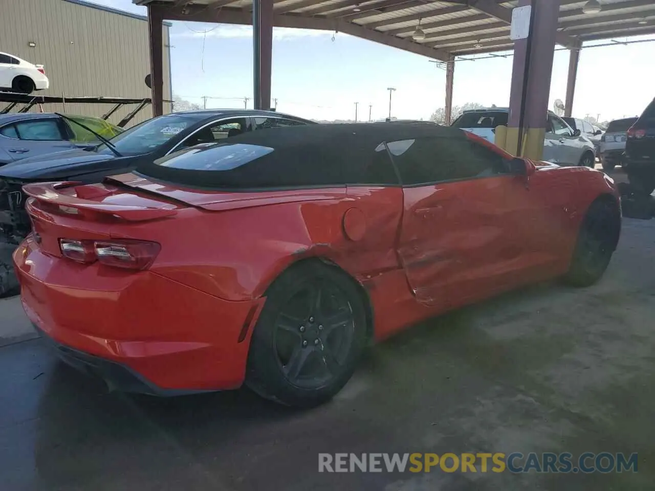 3 Фотография поврежденного автомобиля 1G1FB3DX0K0125363 CHEVROLET CAMARO 2019
