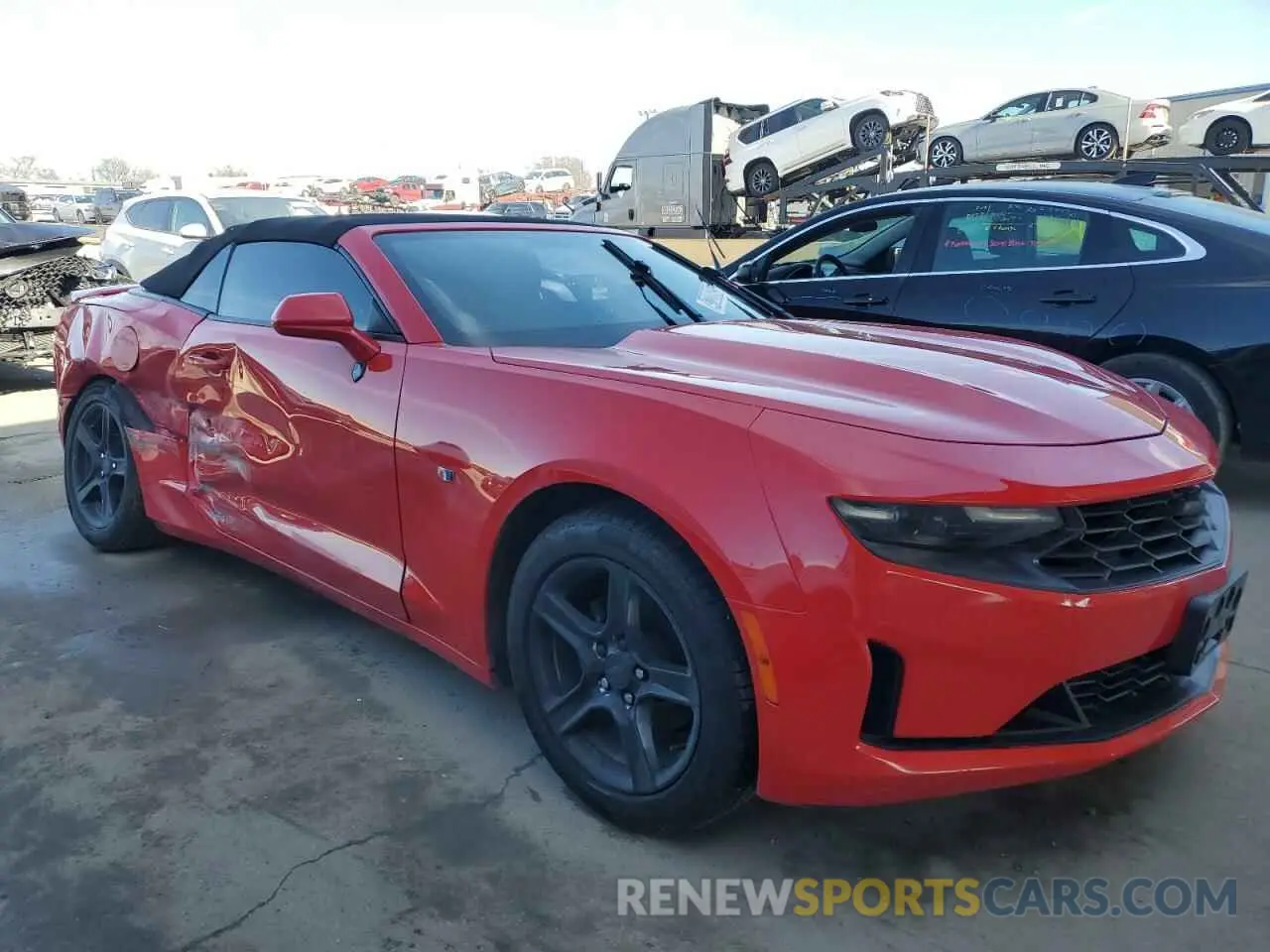 4 Фотография поврежденного автомобиля 1G1FB3DX0K0125363 CHEVROLET CAMARO 2019