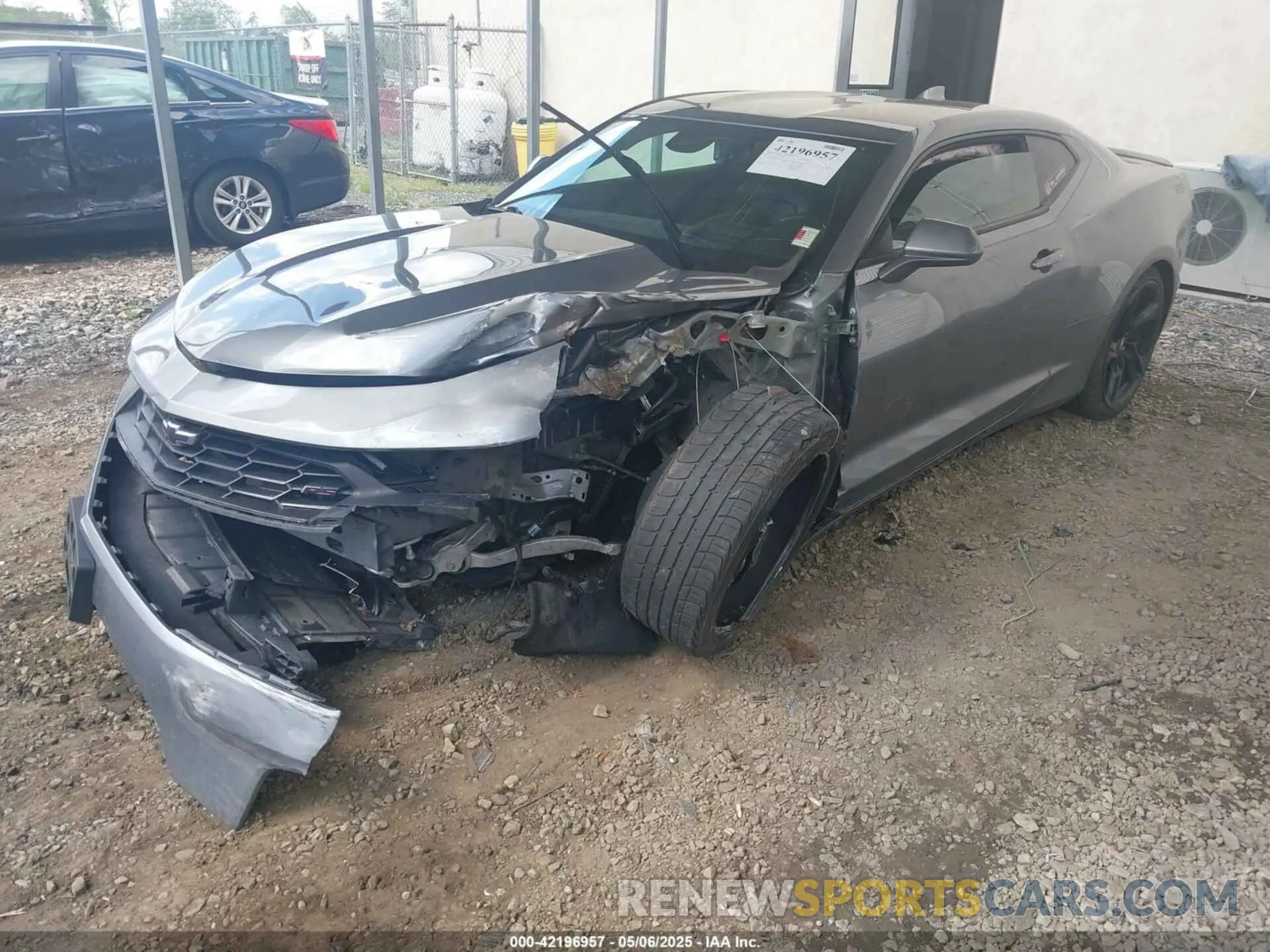 2 Photograph of a damaged car 1G1FC1RS5K0151813 CHEVROLET CAMARO 2019