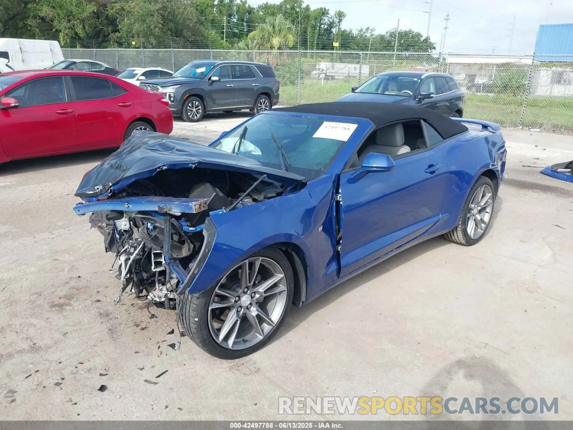 2 Photograph of a damaged car 1G1FD3DS5K0156848 CHEVROLET CAMARO 2019