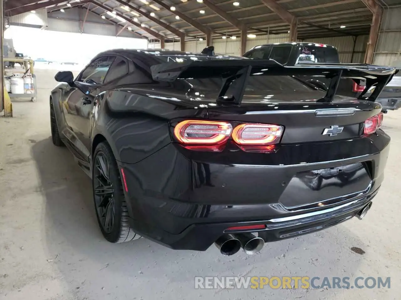 2 Photograph of a damaged car 1G1FE1R71K0103425 CHEVROLET CAMARO 2019