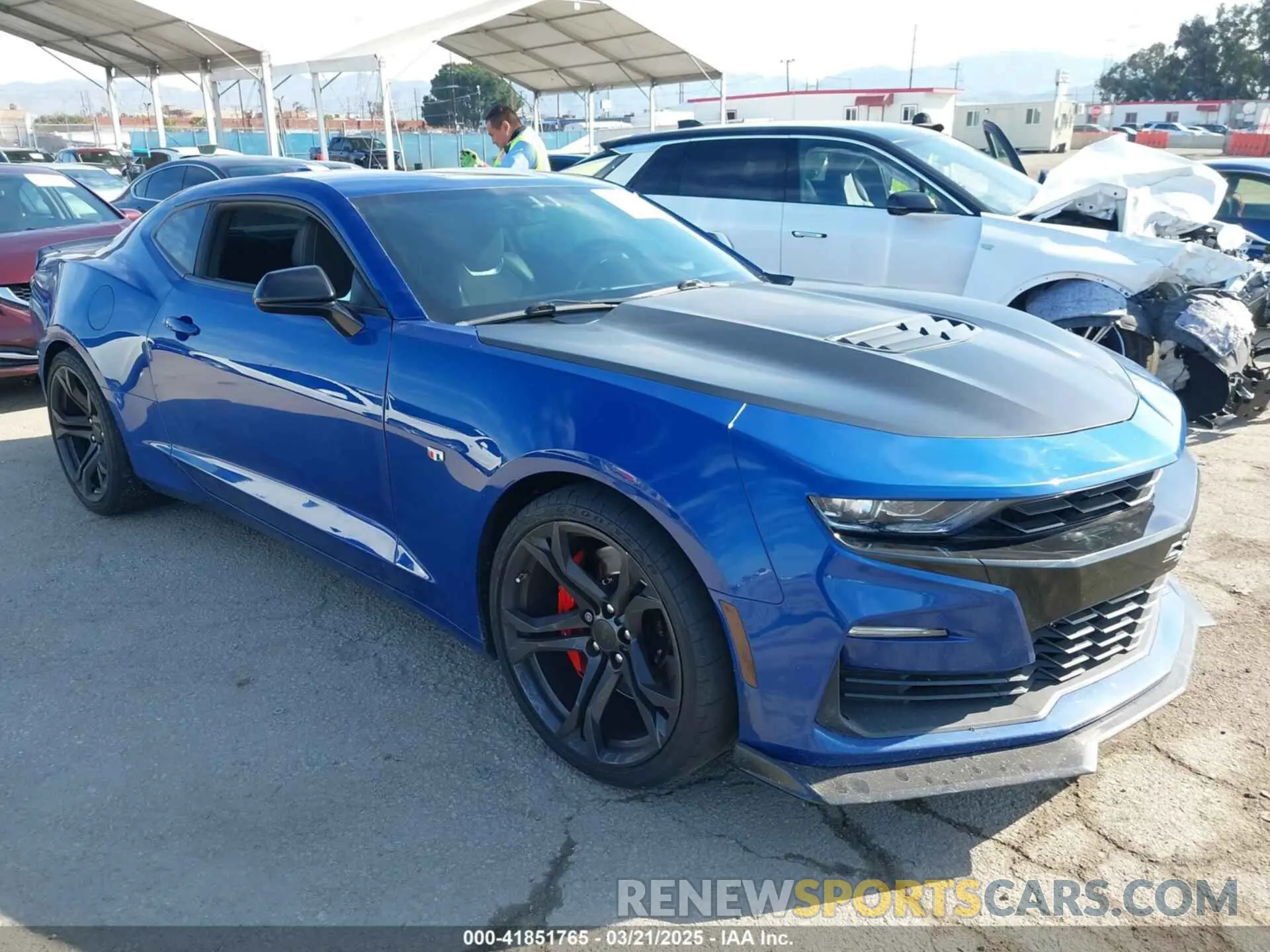 1 Photograph of a damaged car 1G1FE1R74K0156829 CHEVROLET CAMARO 2019
