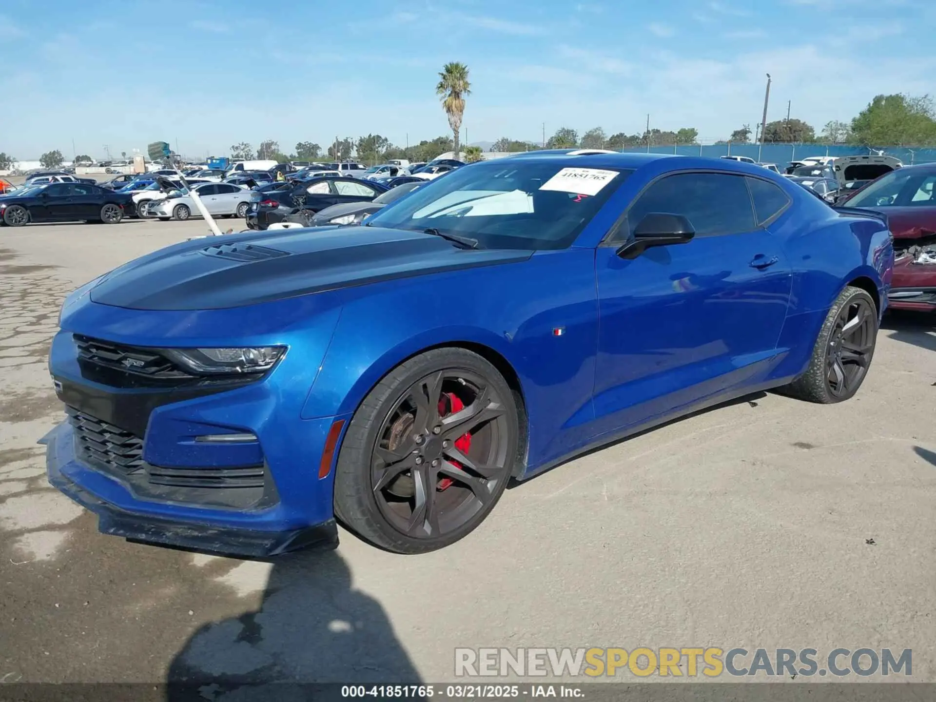 2 Photograph of a damaged car 1G1FE1R74K0156829 CHEVROLET CAMARO 2019