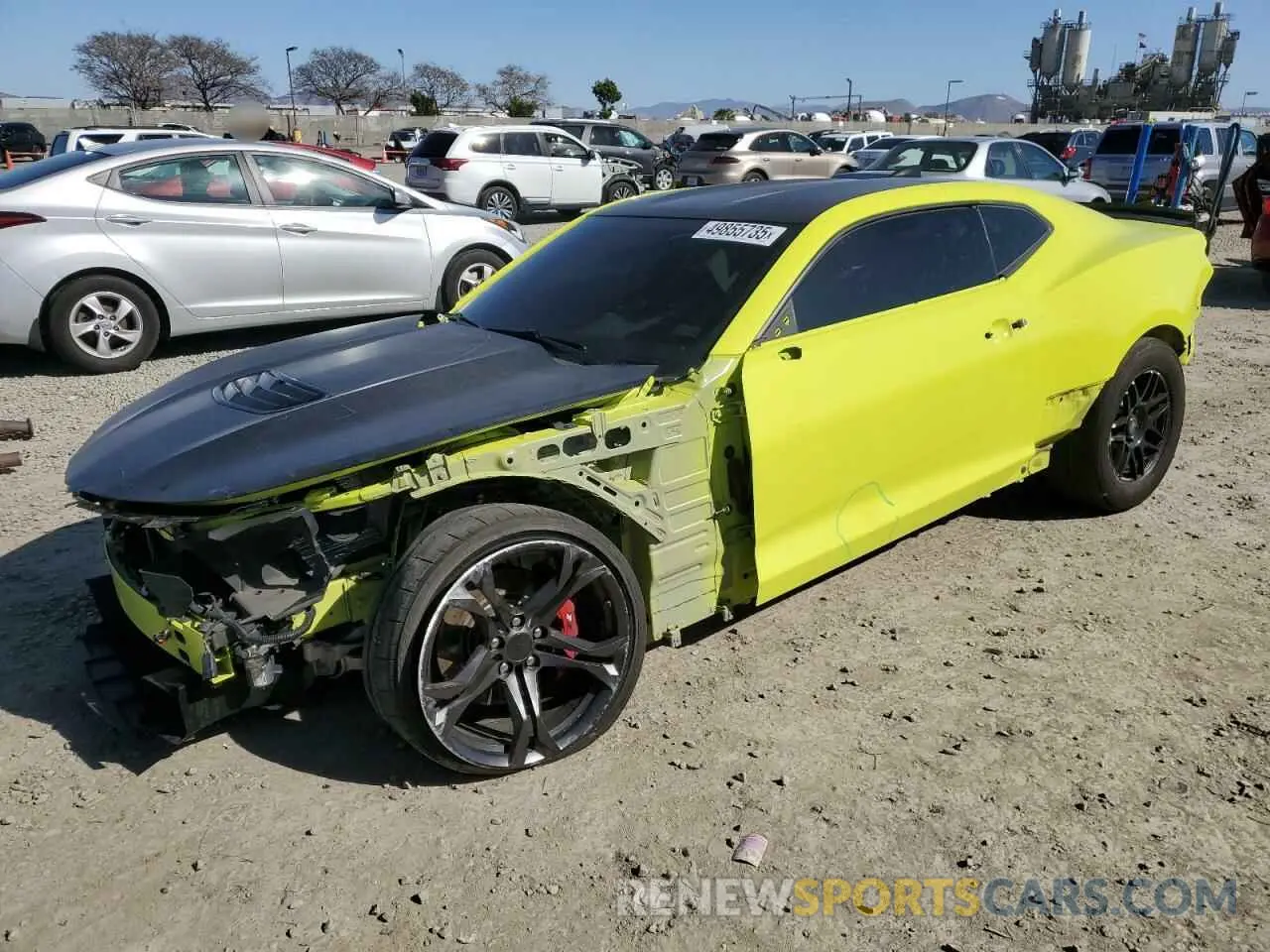 1 Фотография поврежденного автомобиля 1G1FE1R76K0142219 CHEVROLET CAMARO 2019