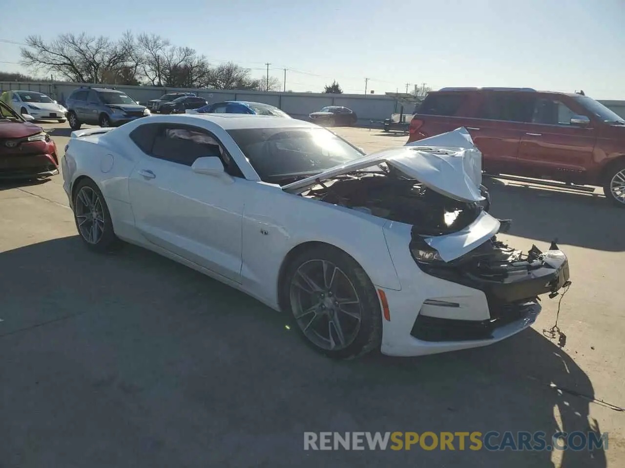 4 Photograph of a damaged car 1G1FF1R70K0153911 CHEVROLET CAMARO 2019