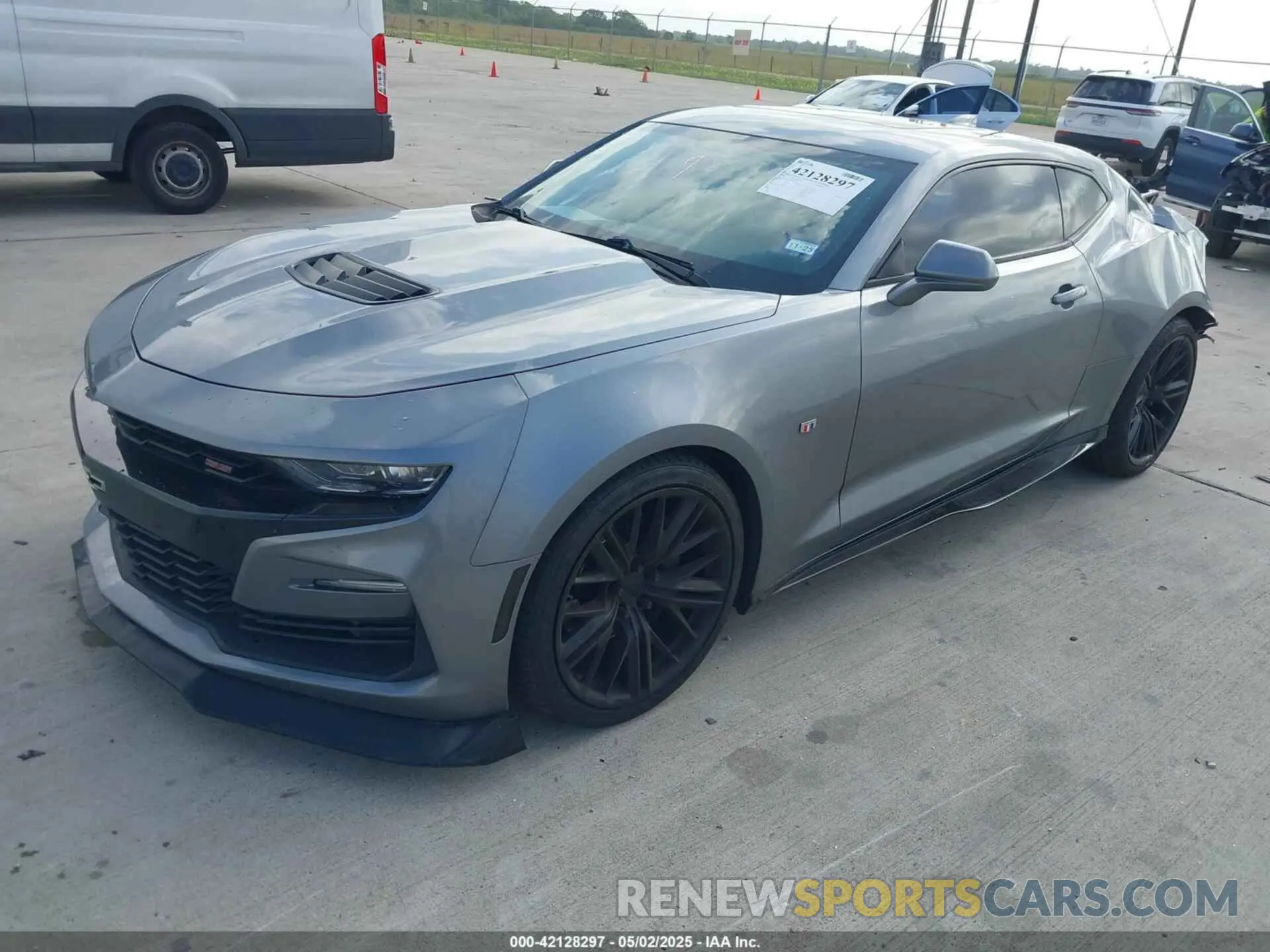 2 Photograph of a damaged car 1G1FF1R77K0150018 CHEVROLET CAMARO 2019