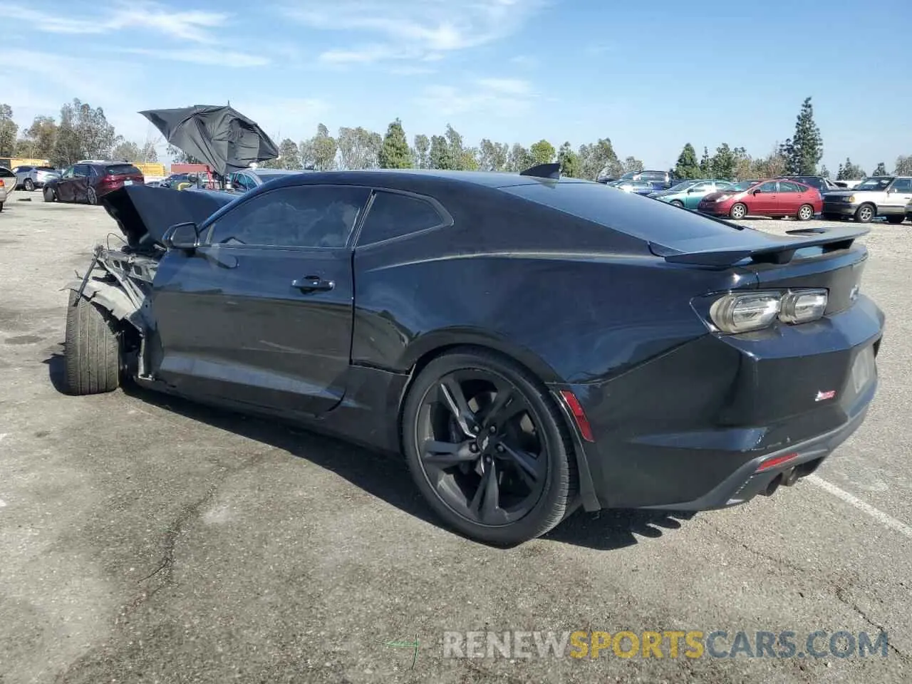 2 Photograph of a damaged car 1G1FF1R79K0138002 CHEVROLET CAMARO 2019