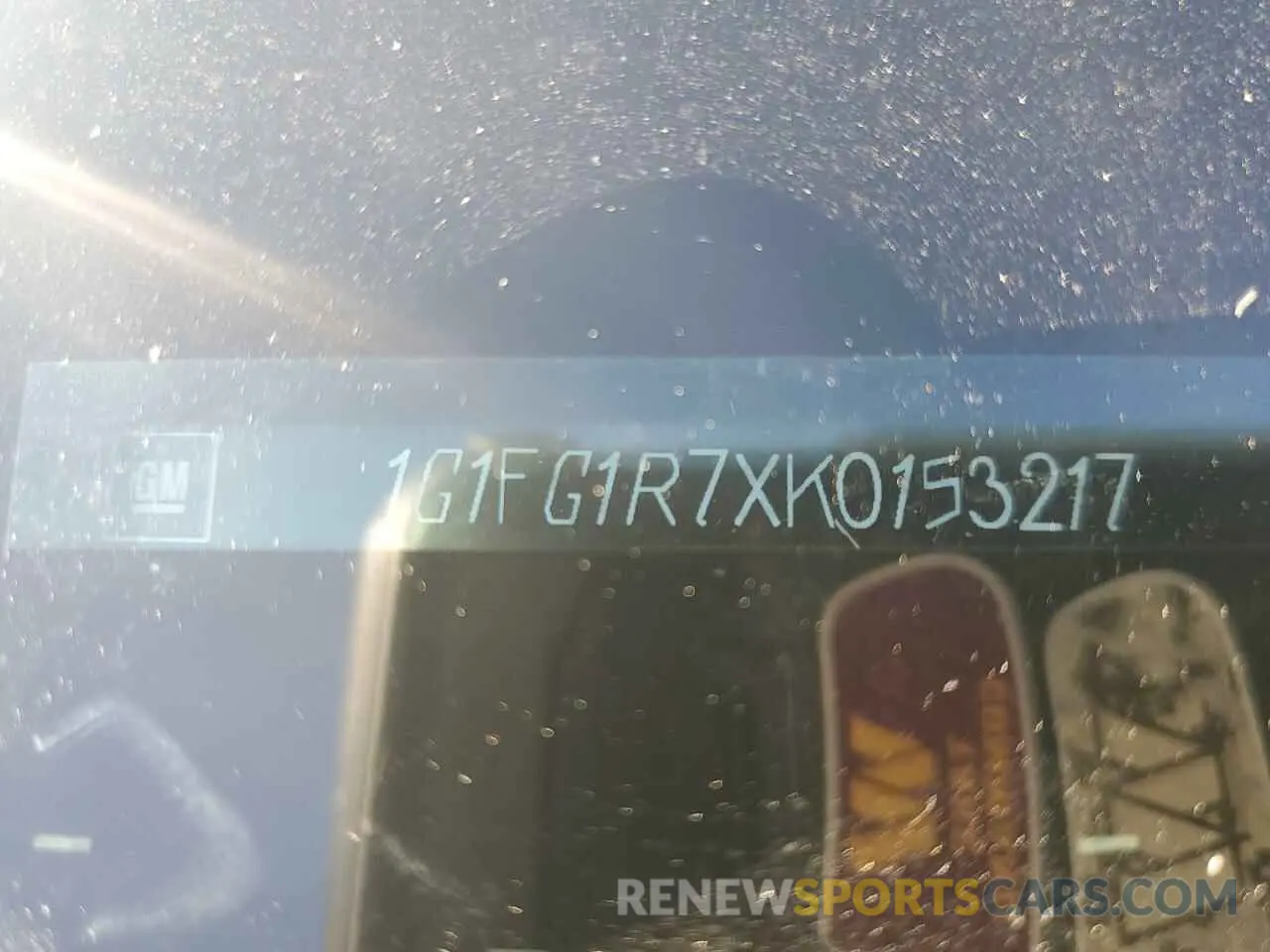 12 Photograph of a damaged car 1G1FG1R7XK0153217 CHEVROLET CAMARO 2019
