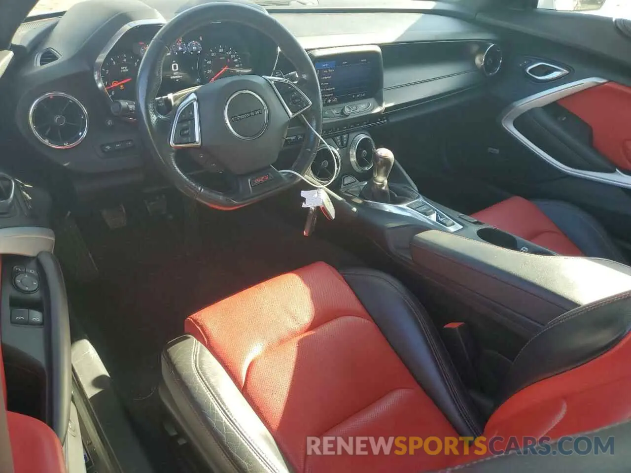 8 Photograph of a damaged car 1G1FG1R7XK0153217 CHEVROLET CAMARO 2019
