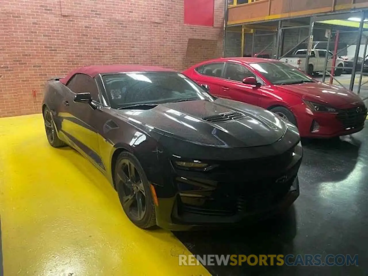 1 Photograph of a damaged car 1G1FH3D72K0137481 CHEVROLET CAMARO 2019