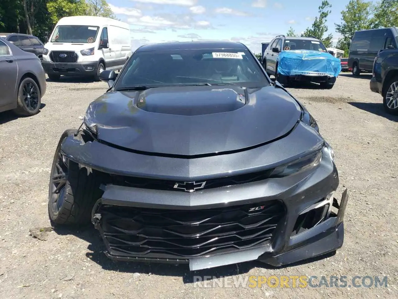 5 Photograph of a damaged car 1G1FK1R61K0132231 CHEVROLET CAMARO 2019
