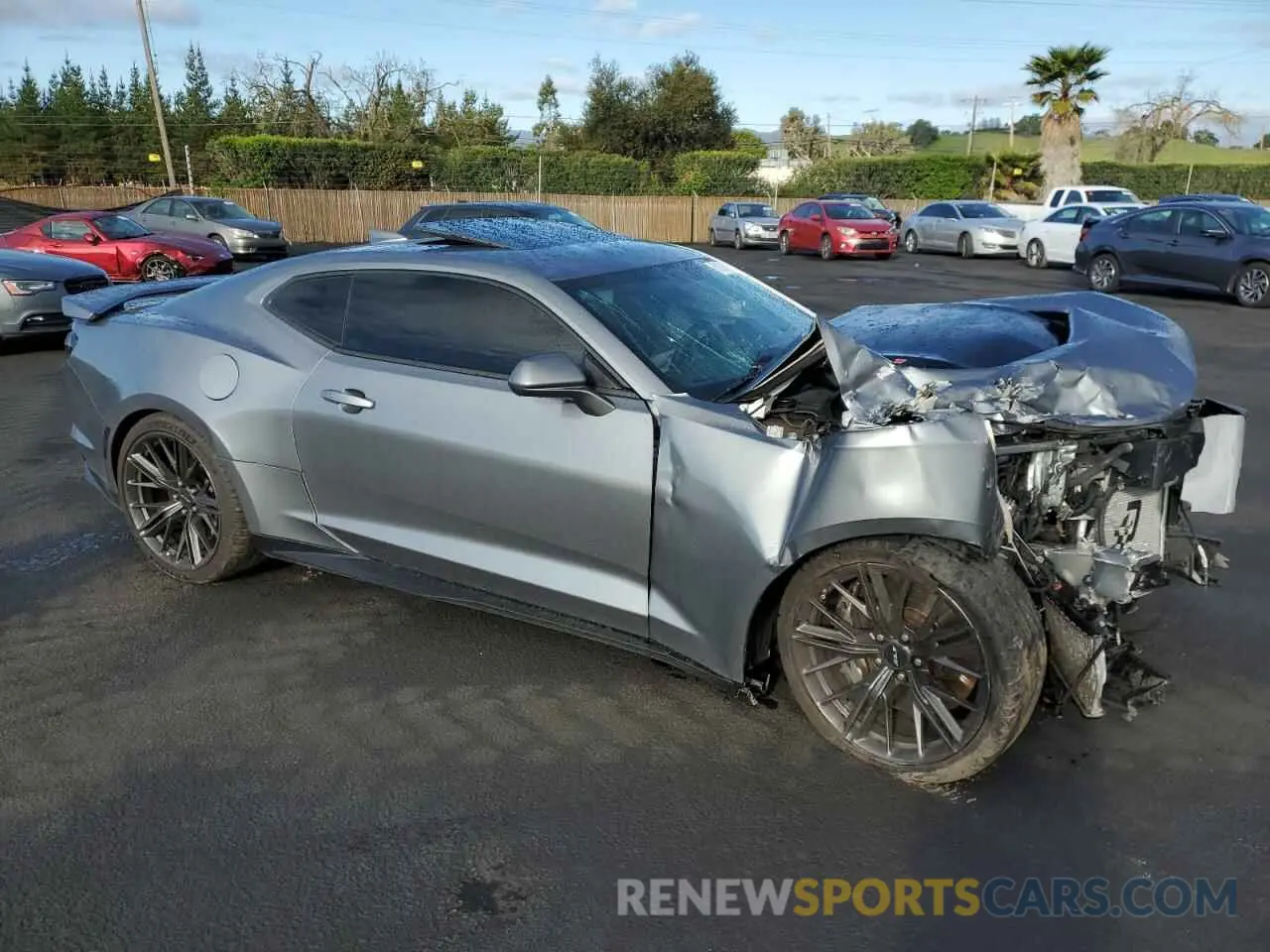 4 Photograph of a damaged car 1G1FK1R62K0115941 CHEVROLET CAMARO 2019