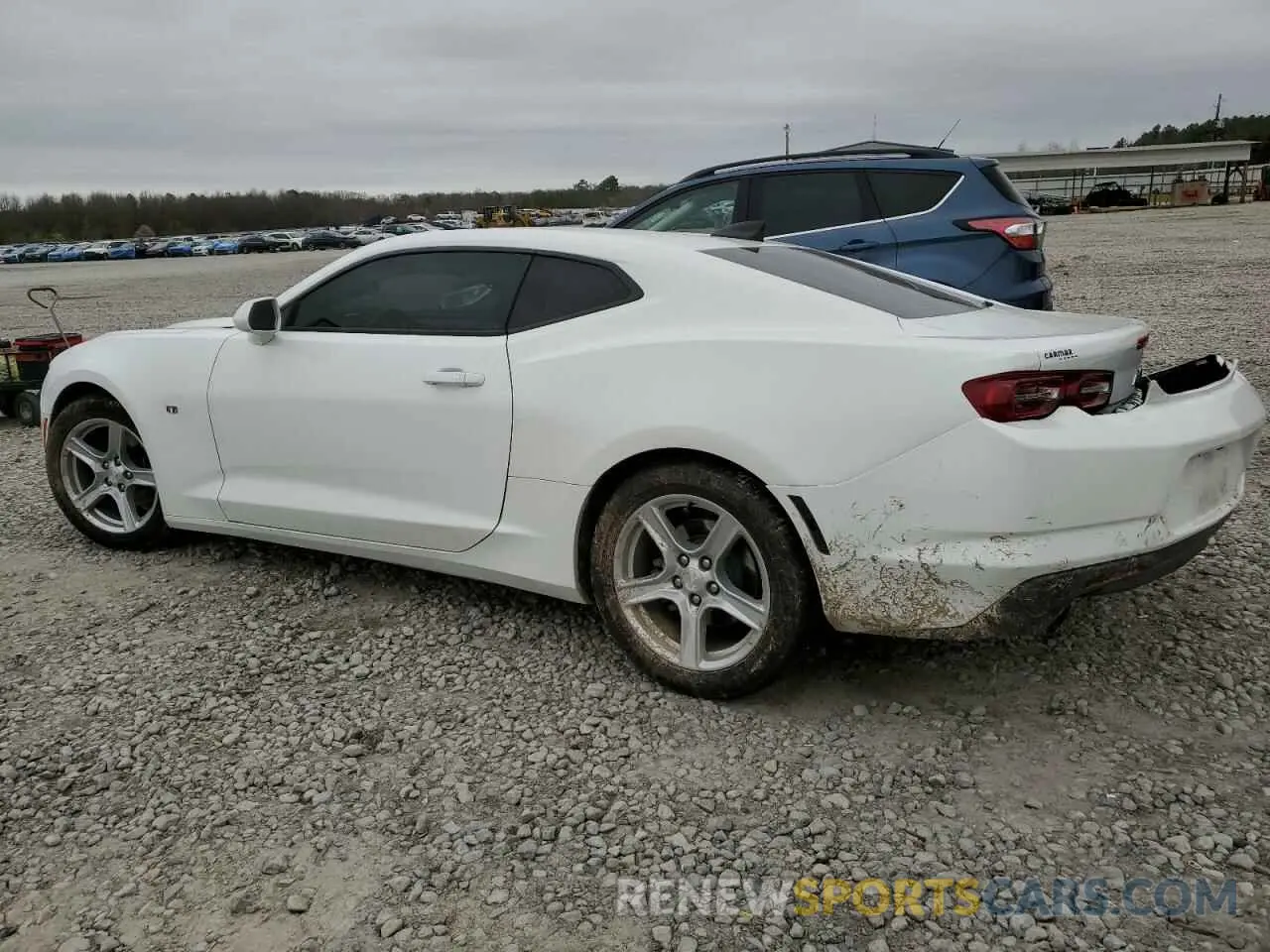 2 Photograph of a damaged car 1G1FB1RS0L0109098 CHEVROLET CAMARO 2020