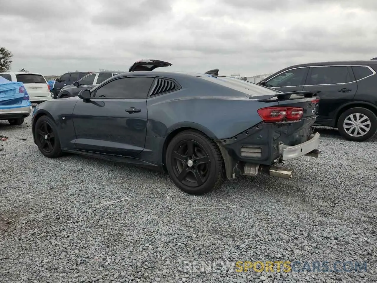 2 Photograph of a damaged car 1G1FB1RS1L0105237 CHEVROLET CAMARO 2020