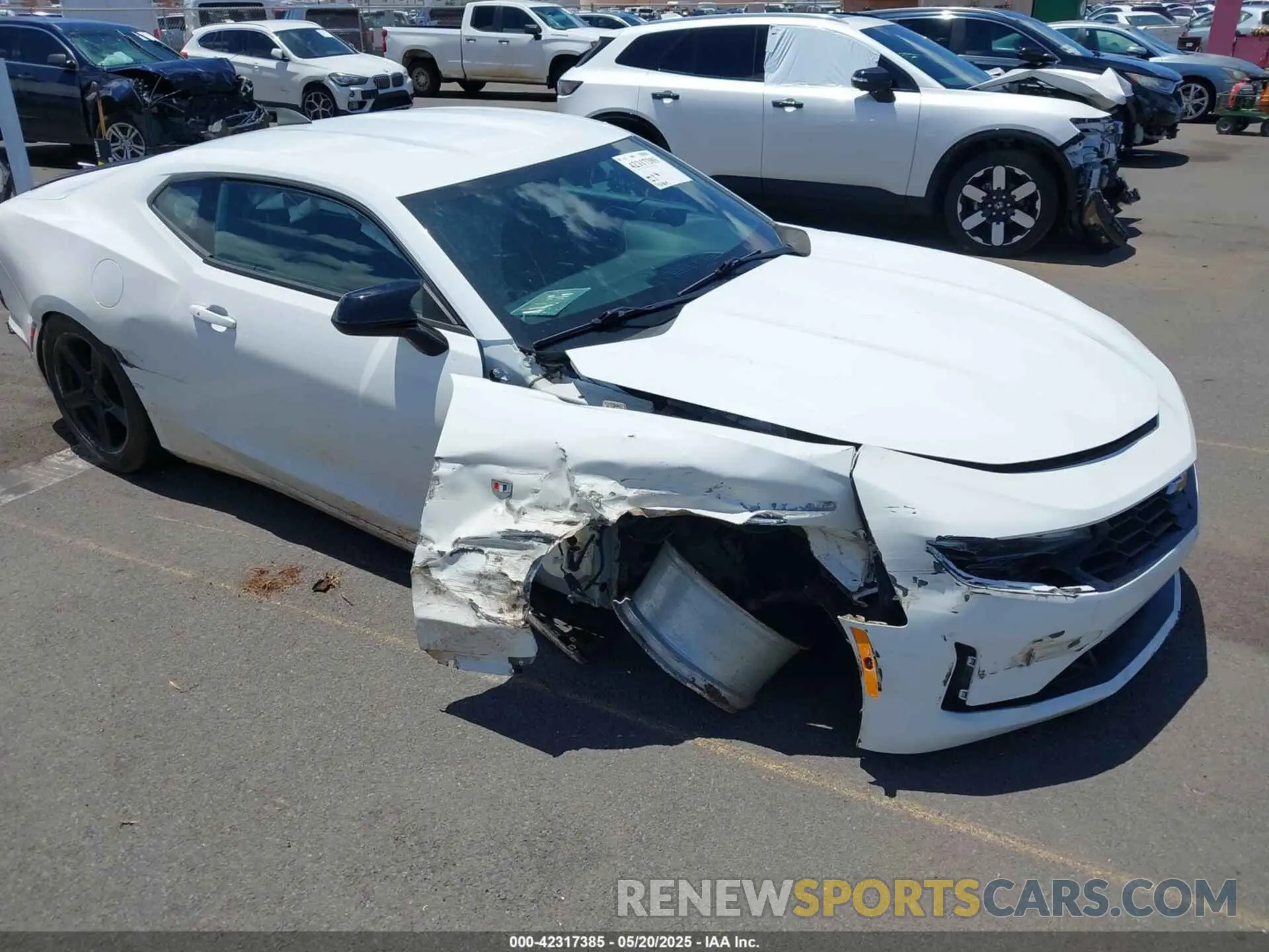 1 Photograph of a damaged car 1G1FB1RS1L0110065 CHEVROLET CAMARO 2020