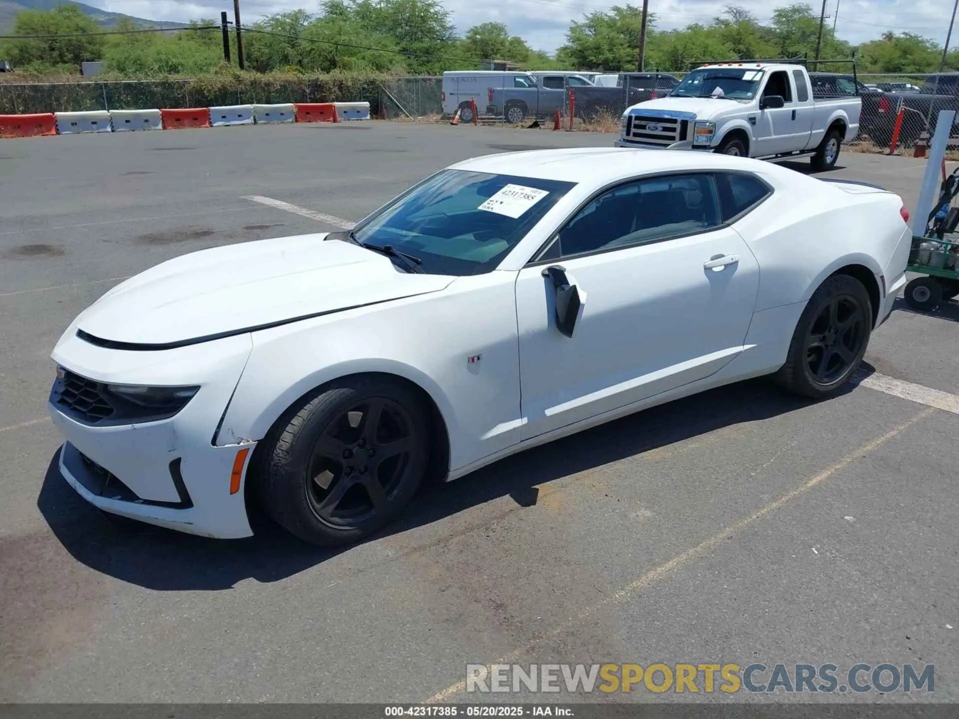 2 Photograph of a damaged car 1G1FB1RS1L0110065 CHEVROLET CAMARO 2020