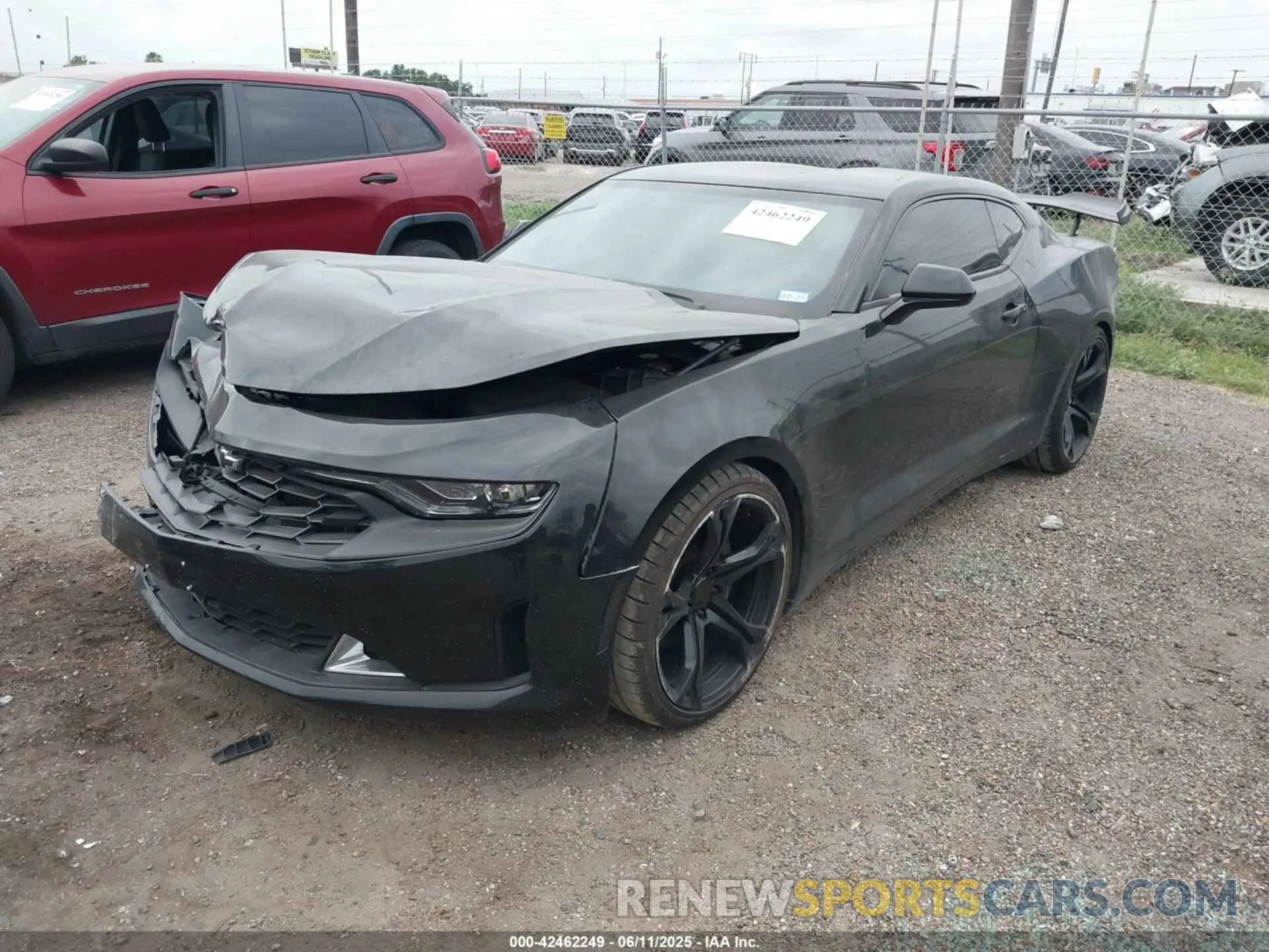 2 Photograph of a damaged car 1G1FB1RS2L0137243 CHEVROLET CAMARO 2020