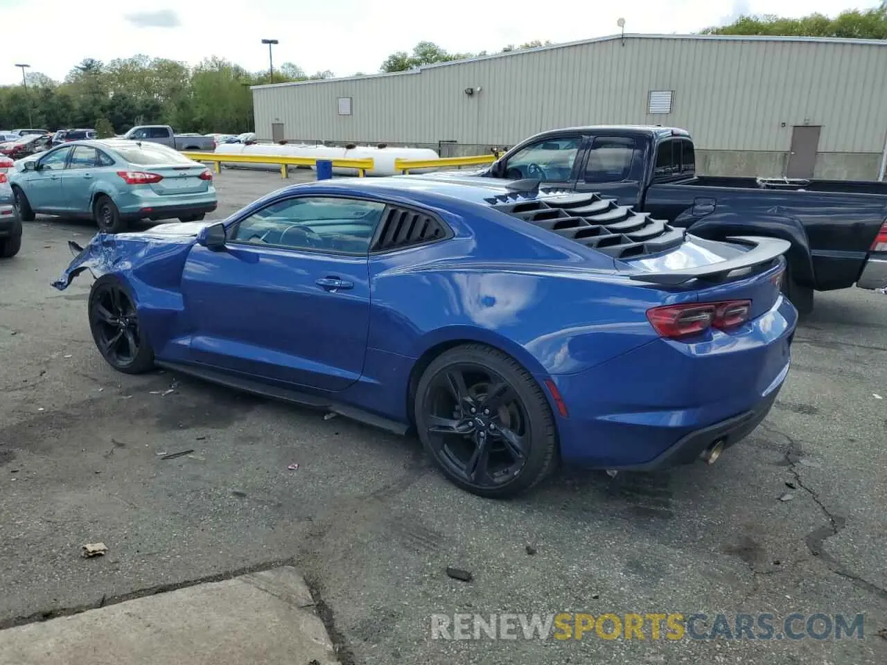2 Photograph of a damaged car 1G1FB1RS3L0115591 CHEVROLET CAMARO 2020