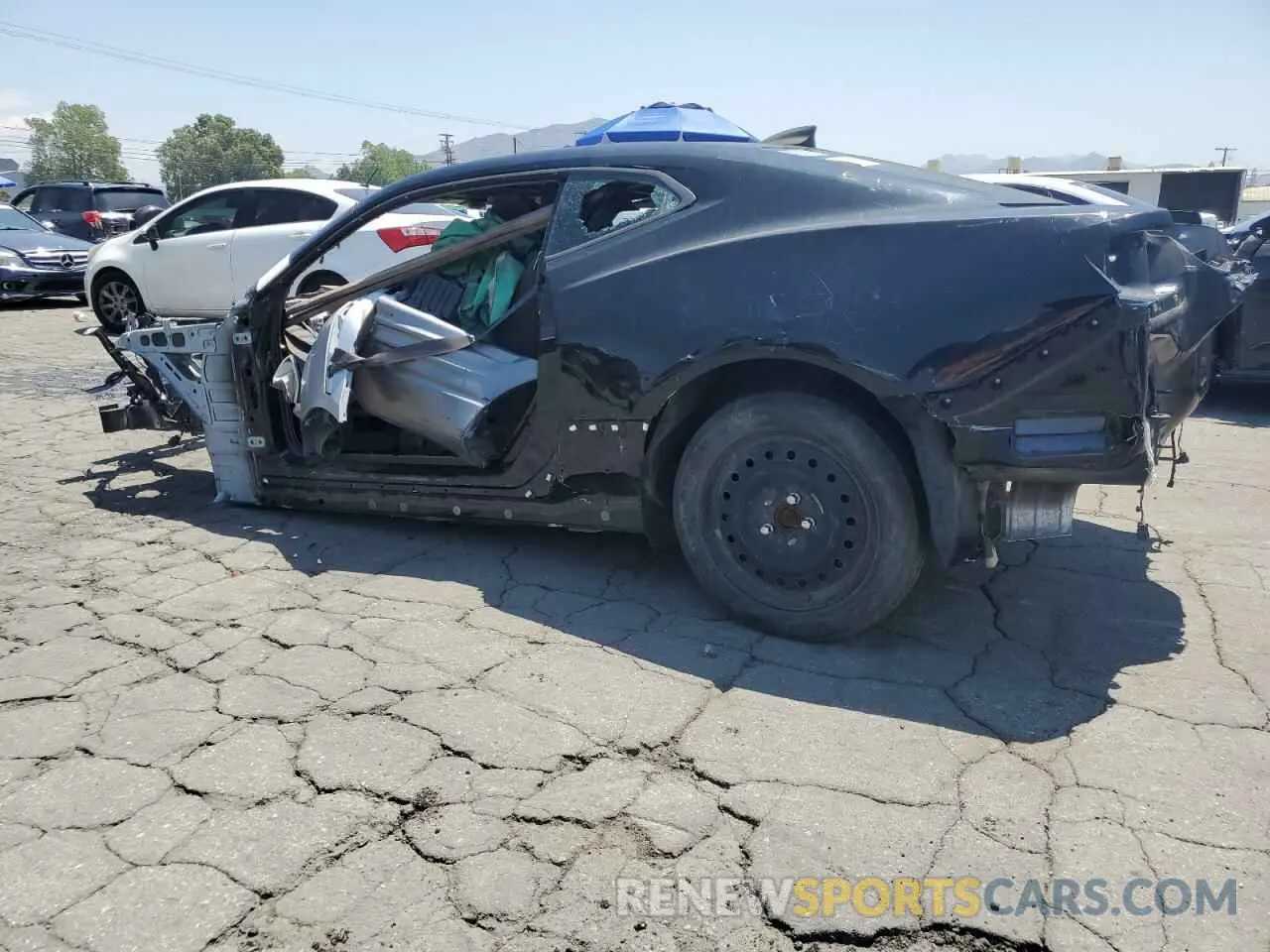 2 Photograph of a damaged car 1G1FB1RS5L0119125 CHEVROLET CAMARO 2020