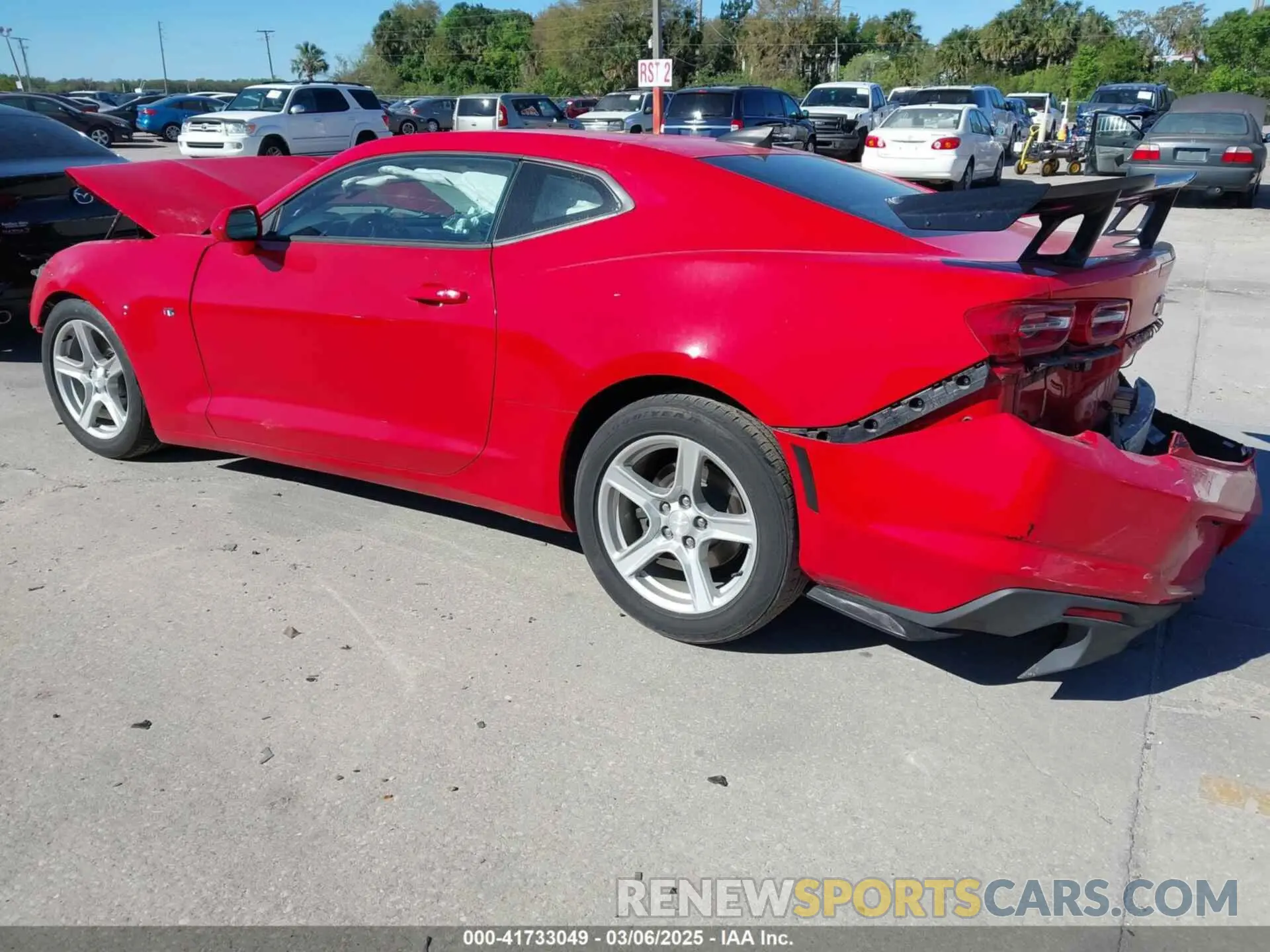 3 Photograph of a damaged car 1G1FB1RS6L0109154 CHEVROLET CAMARO 2020