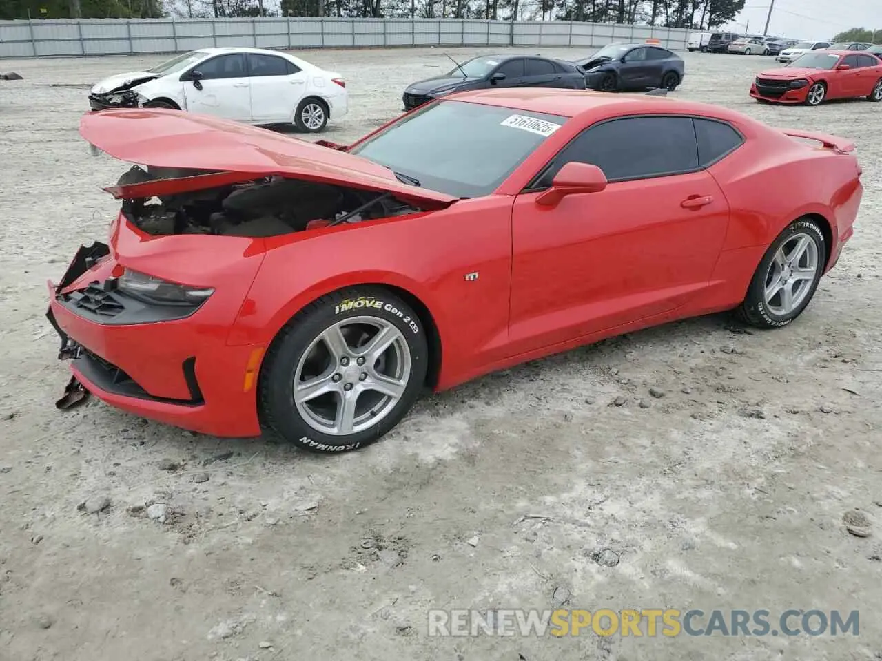 1 Photograph of a damaged car 1G1FB1RS8L0112394 CHEVROLET CAMARO 2020