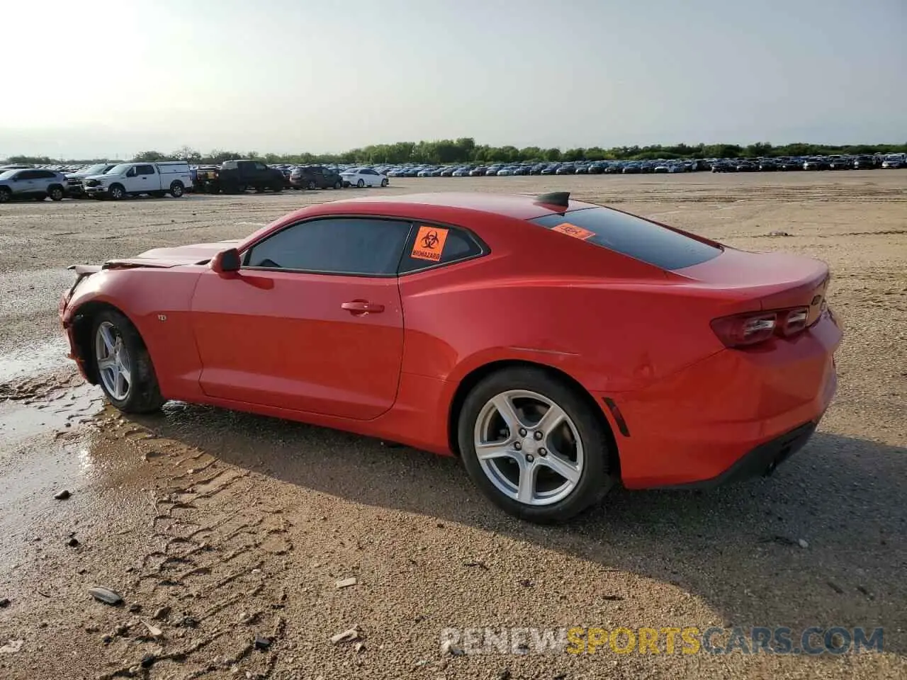 2 Photograph of a damaged car 1G1FB1RSXL0114132 CHEVROLET CAMARO 2020
