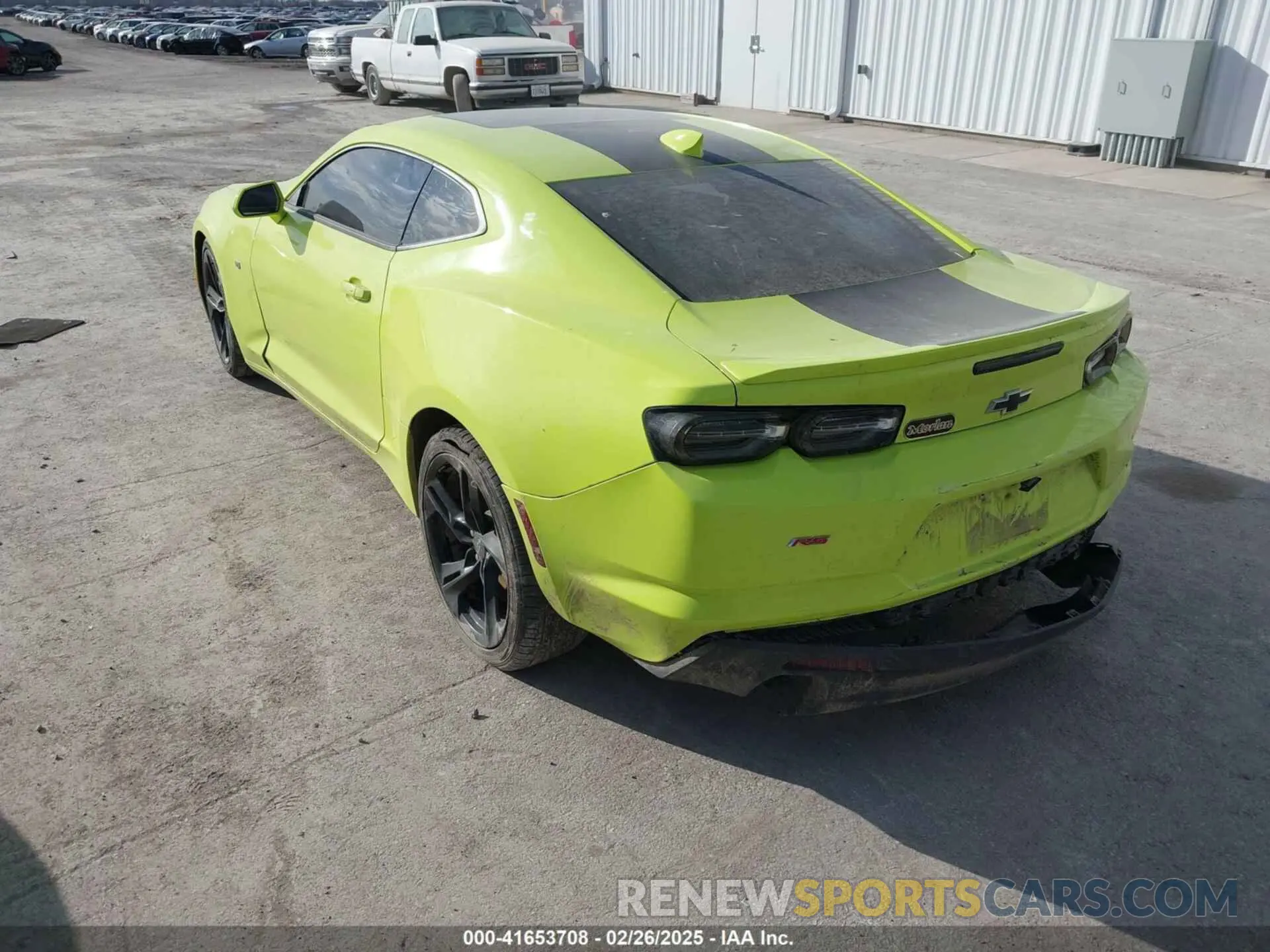 3 Photograph of a damaged car 1G1FB1RSXL0130718 CHEVROLET CAMARO 2020
