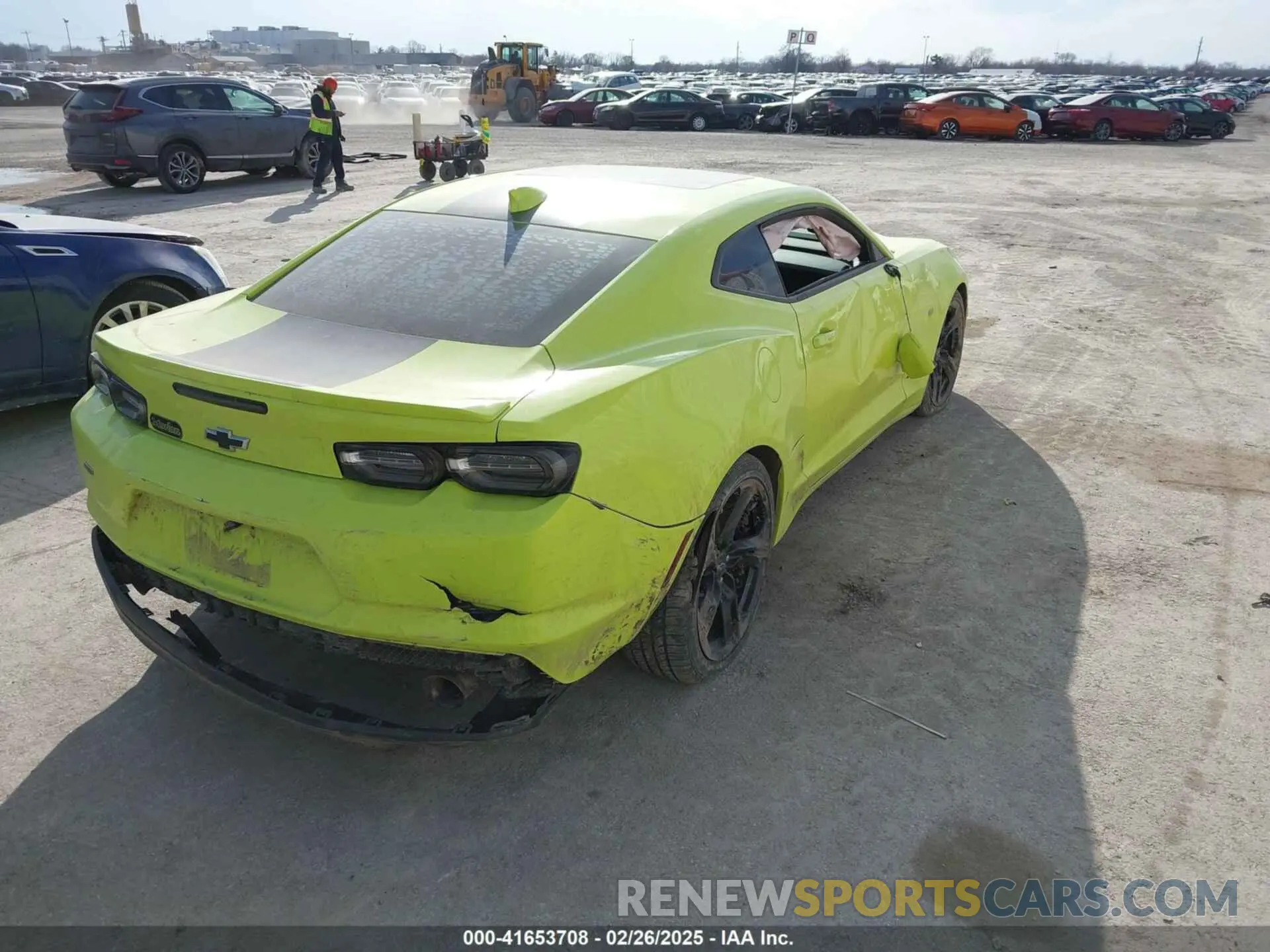 4 Photograph of a damaged car 1G1FB1RSXL0130718 CHEVROLET CAMARO 2020