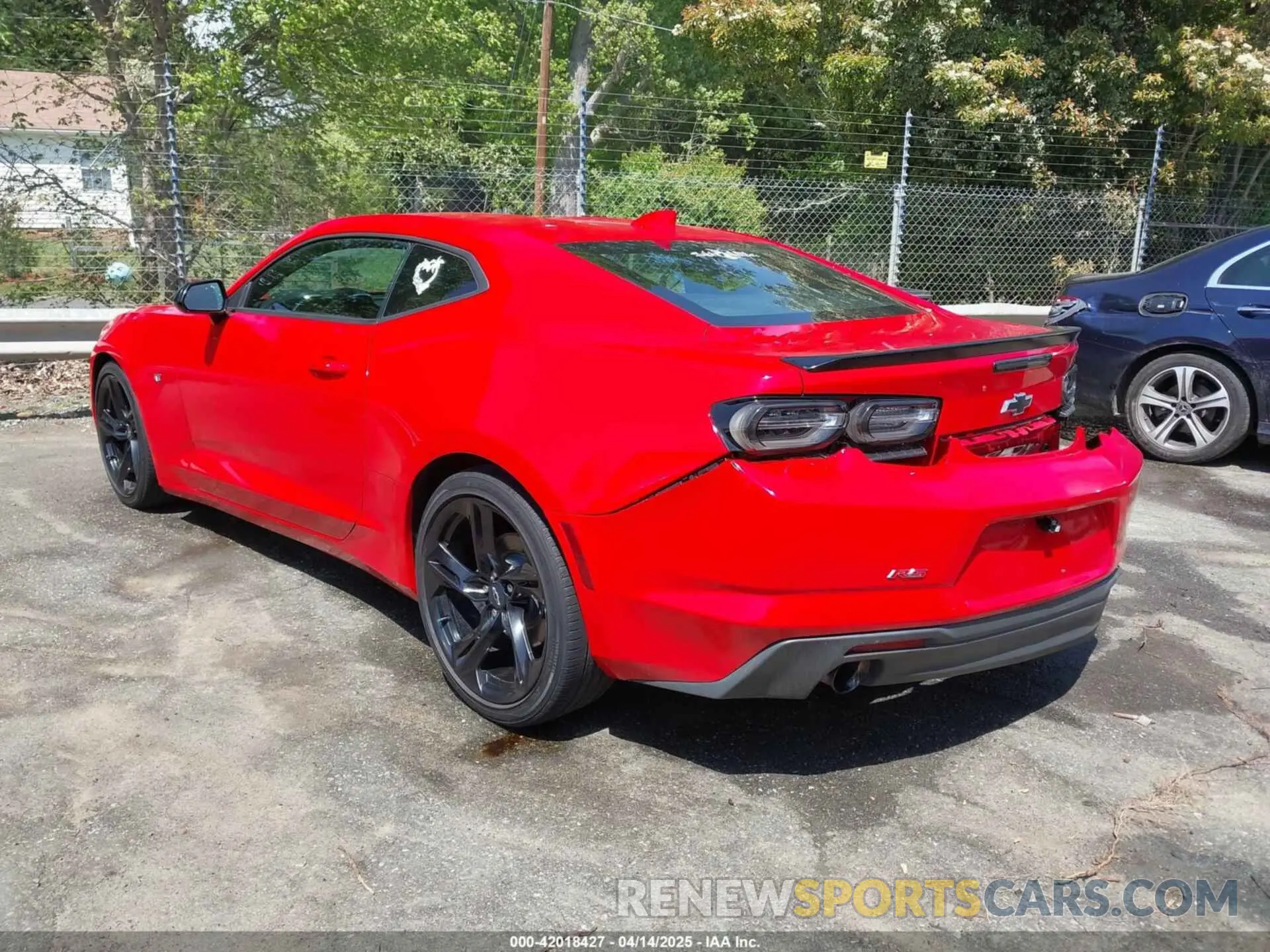 3 Photograph of a damaged car 1G1FB1RX1L0113401 CHEVROLET CAMARO 2020