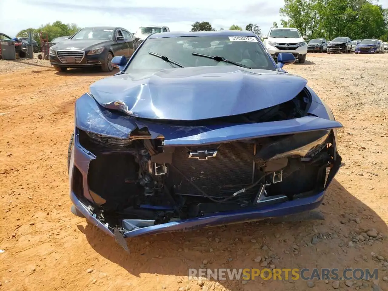 5 Photograph of a damaged car 1G1FB1RX5L0112901 CHEVROLET CAMARO 2020