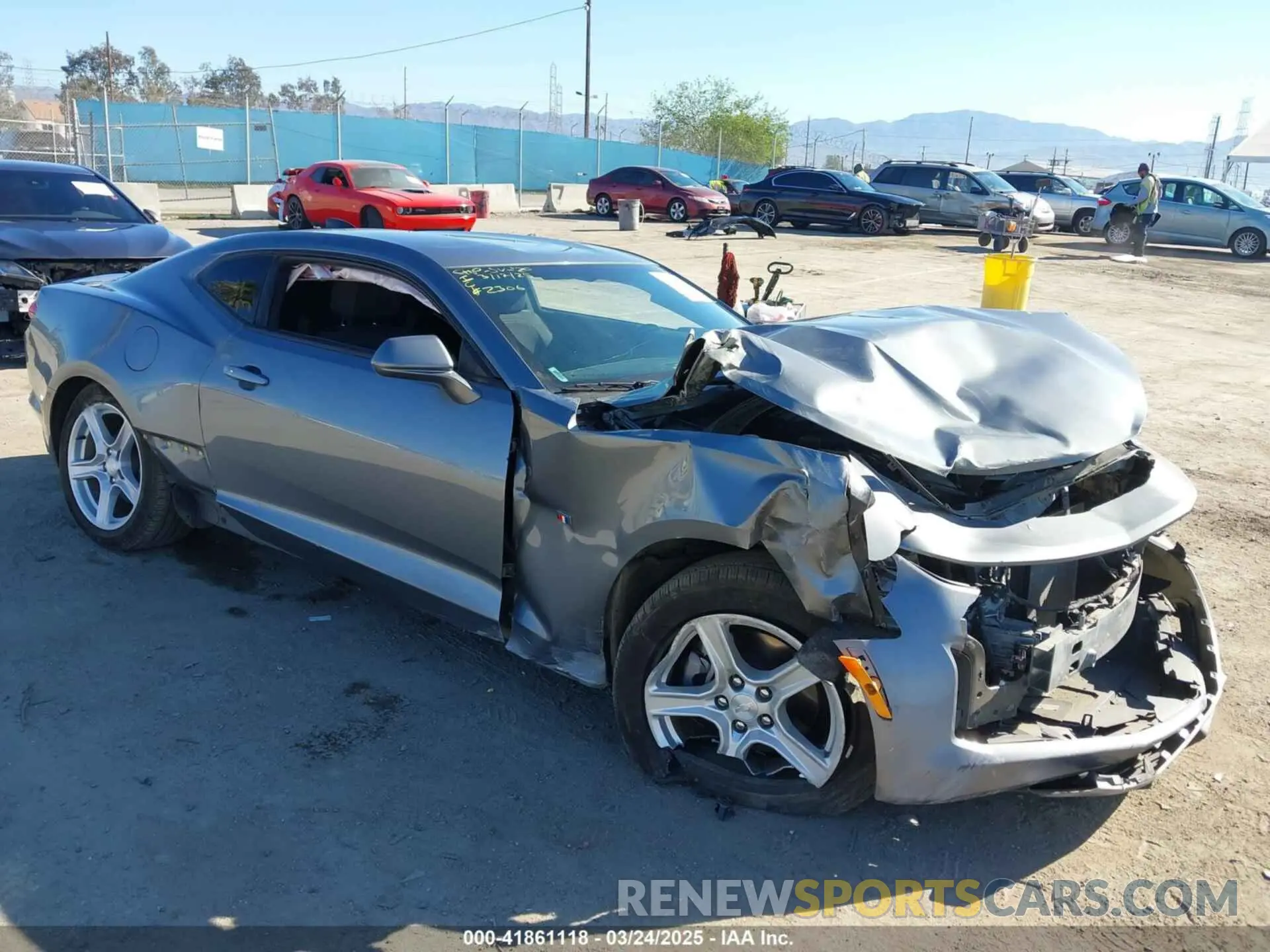1 Фотография поврежденного автомобиля 1G1FB1RX7L0102306 CHEVROLET CAMARO 2020