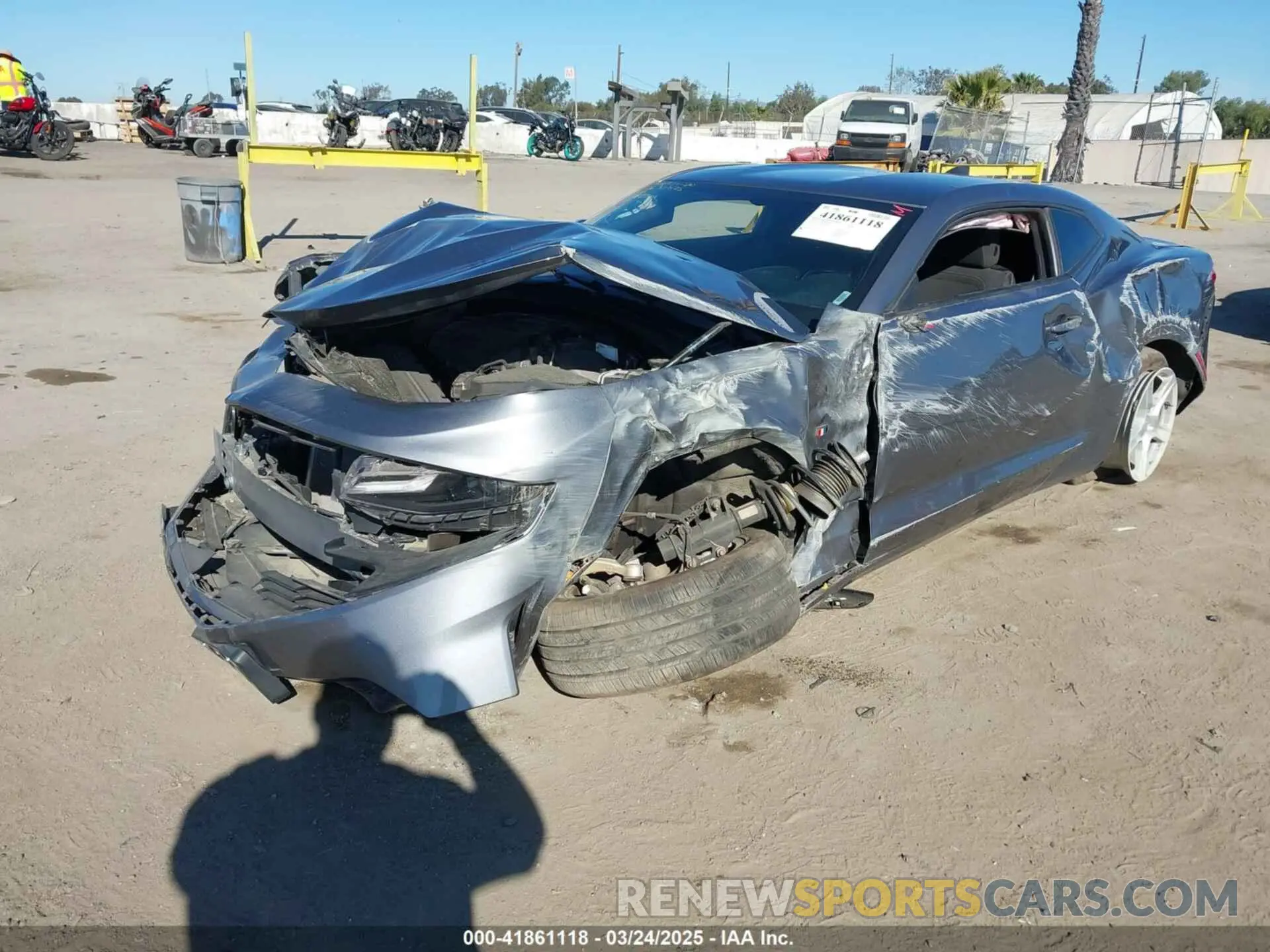 2 Фотография поврежденного автомобиля 1G1FB1RX7L0102306 CHEVROLET CAMARO 2020