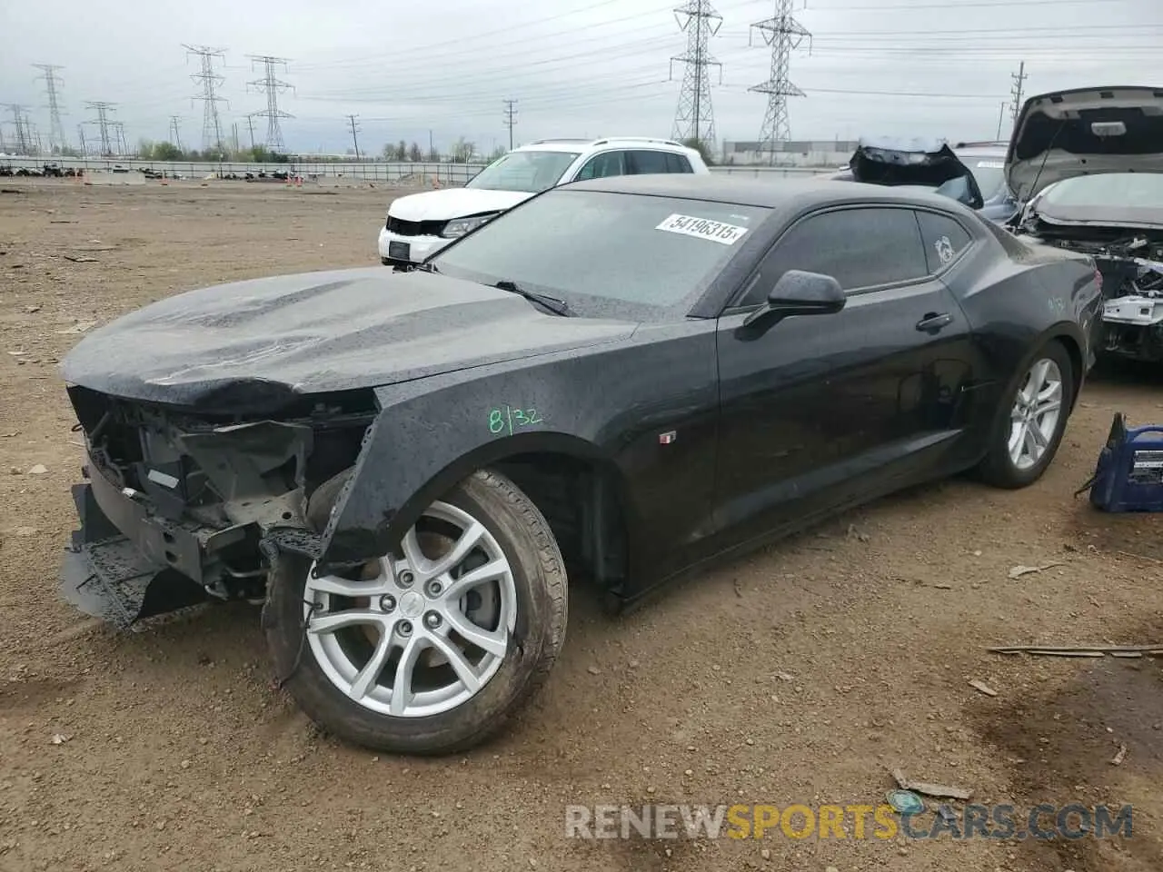 1 Photograph of a damaged car 1G1FB1RXXL0102056 CHEVROLET CAMARO 2020