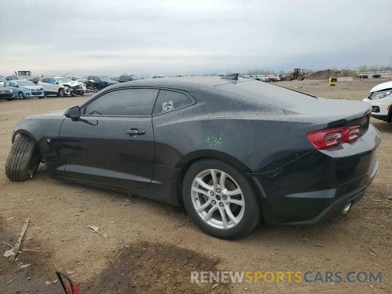 2 Photograph of a damaged car 1G1FB1RXXL0102056 CHEVROLET CAMARO 2020