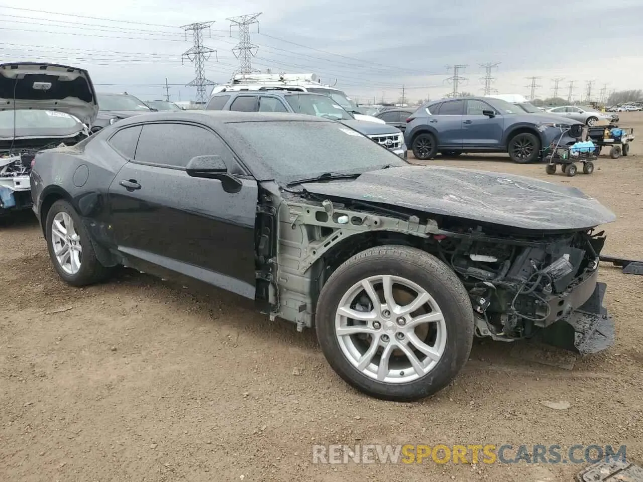 4 Photograph of a damaged car 1G1FB1RXXL0102056 CHEVROLET CAMARO 2020
