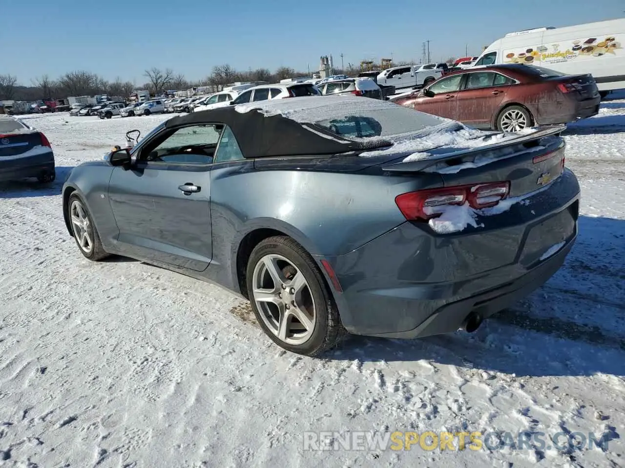 2 Photograph of a damaged car 1G1FB3DS0L0116538 CHEVROLET CAMARO 2020
