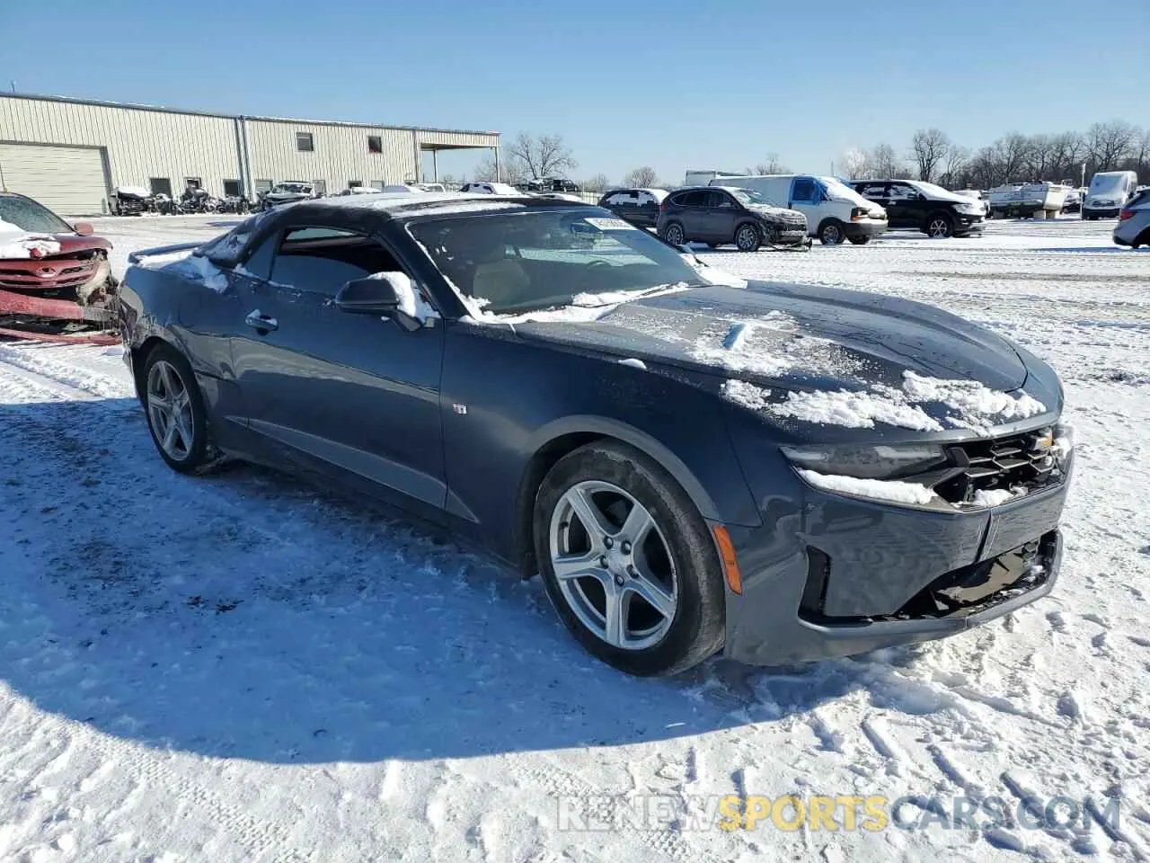 4 Photograph of a damaged car 1G1FB3DS0L0116538 CHEVROLET CAMARO 2020