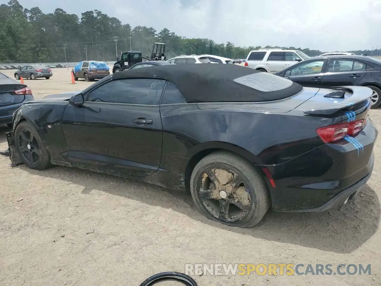 2 Photograph of a damaged car 1G1FB3DS7L0109974 CHEVROLET CAMARO 2020