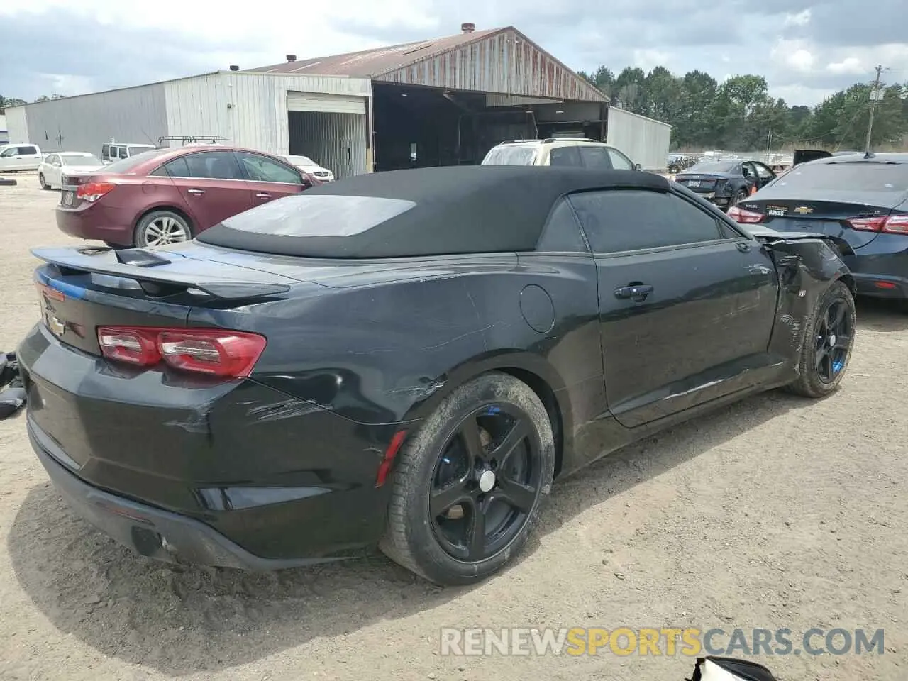 3 Photograph of a damaged car 1G1FB3DS7L0109974 CHEVROLET CAMARO 2020