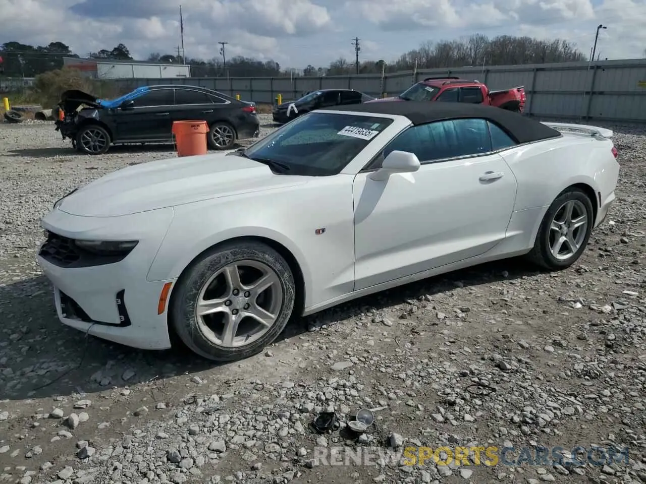 1 Photograph of a damaged car 1G1FB3DS9L0115873 CHEVROLET CAMARO 2020