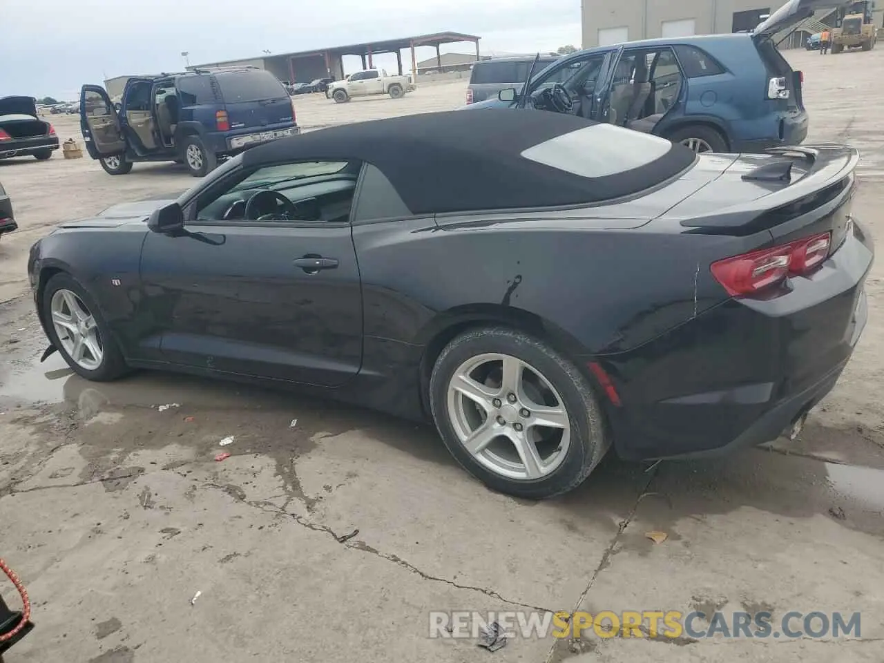 2 Photograph of a damaged car 1G1FB3DX5L0137624 CHEVROLET CAMARO 2020