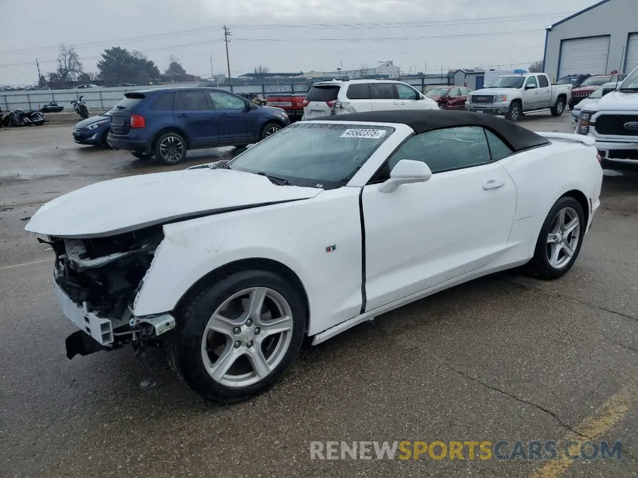 1 Photograph of a damaged car 1G1FB3DX9L0119661 CHEVROLET CAMARO 2020