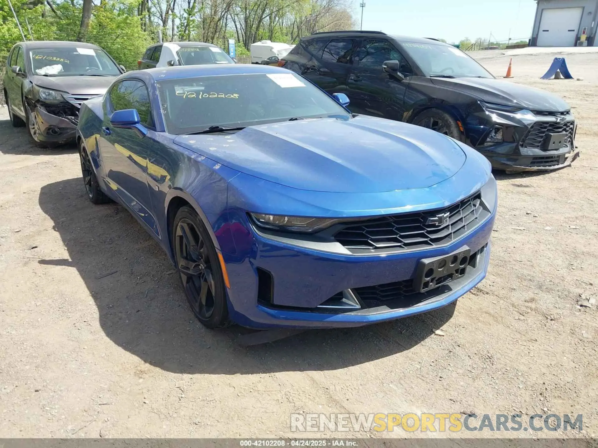 1 Photograph of a damaged car 1G1FD1RS2L0101594 CHEVROLET CAMARO 2020